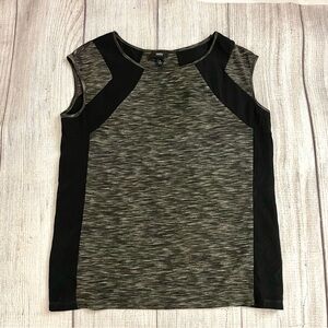 MOSSIMO Supply Co. Women’s Black and Gray Cap Sleeve Shirt Size Small